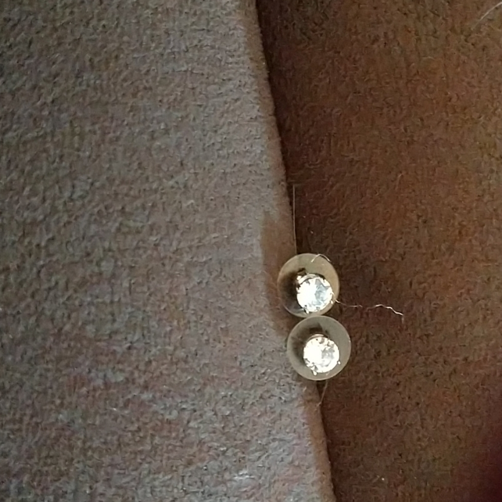 Betsey Johnson diamond earrings